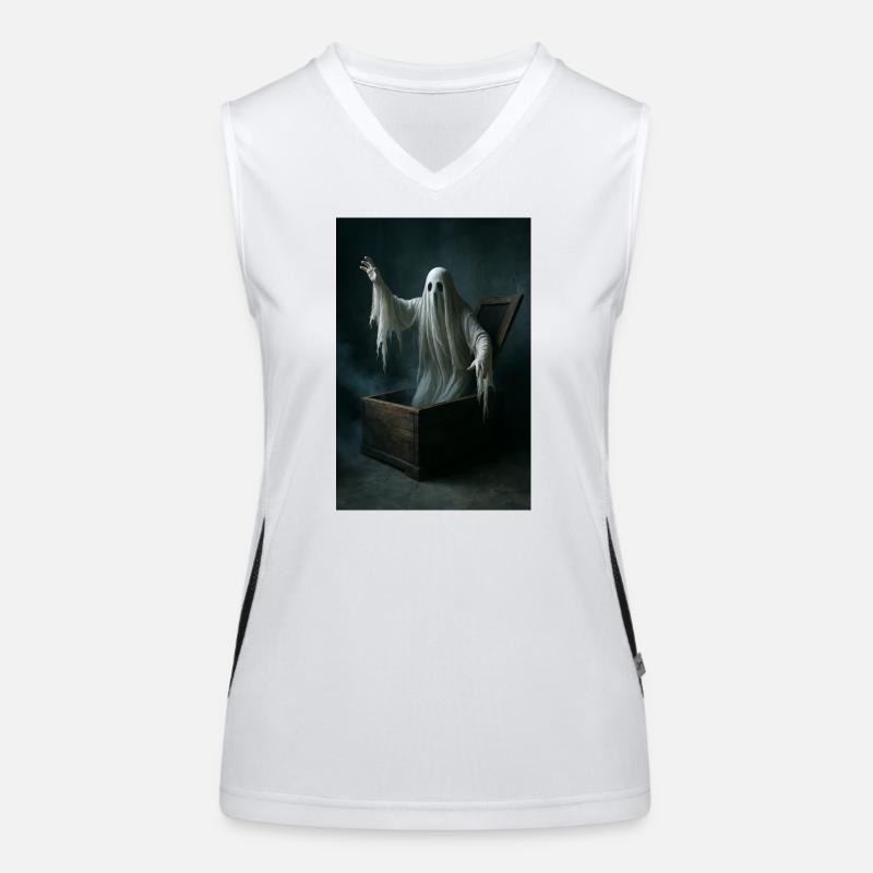 Geist aus dem Sarg Funktionelles Kontrast-Tank Top für Frauen