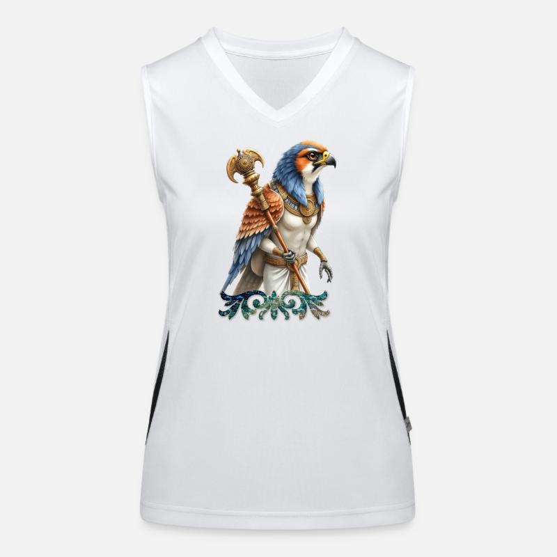 Faucon guerrier ancestral Débardeur respirant contrasté Femme