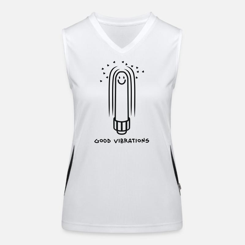 Dildo Vibrator mit guten Vibrationen Funktionelles Kontrast-Tank Top für Frauen