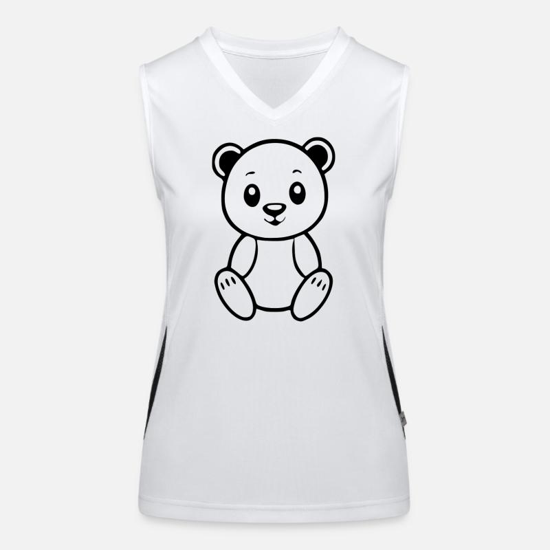 Bär Bärchen T-shirt Geschenk Funktionelles Kontrast-Tank Top für Frauen