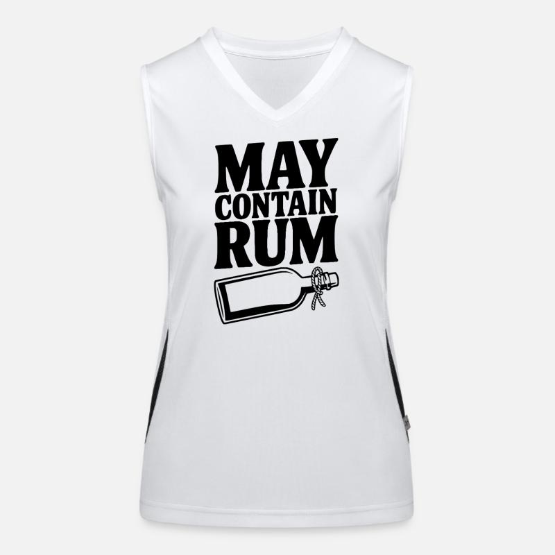 May Contain Rum Women's Functional Contrast Tank Top