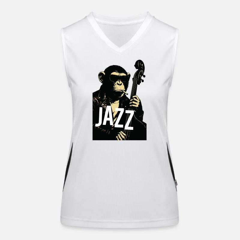 Jazz Monkey Noir Tee Women's Functional Contrast Tank Top
