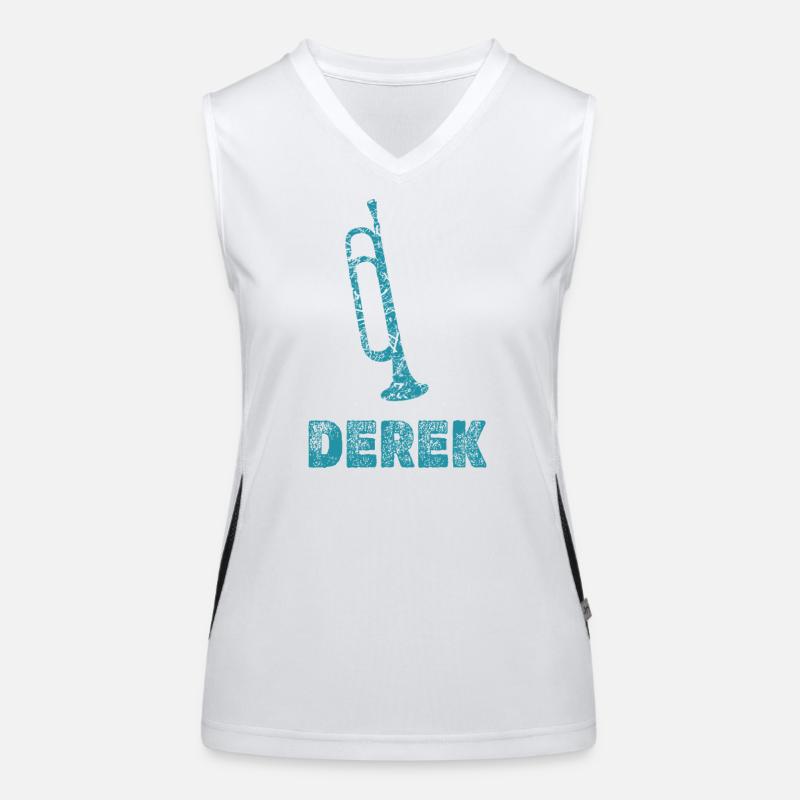 Blasmusik Derek Funktionelles Kontrast-Tank Top für Frauen