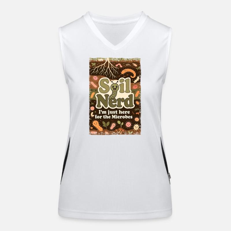 Bio Bärtner Selbstversorger Ökologischer Bauer Gar Funktionelles Kontrast-Tank Top für Frauen