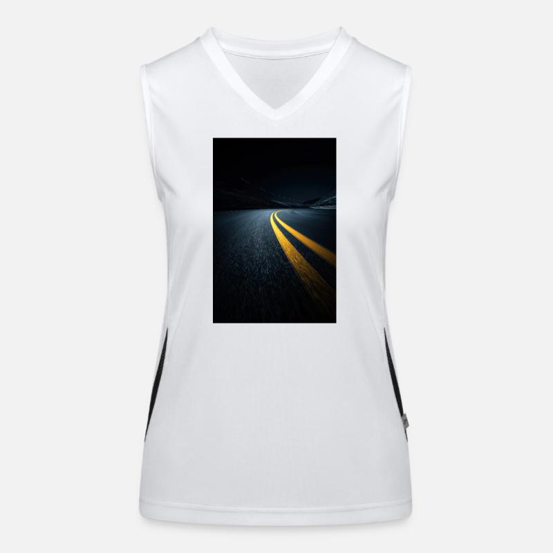 Midnight Highway Perspective Women's Functional Contrast Tank Top