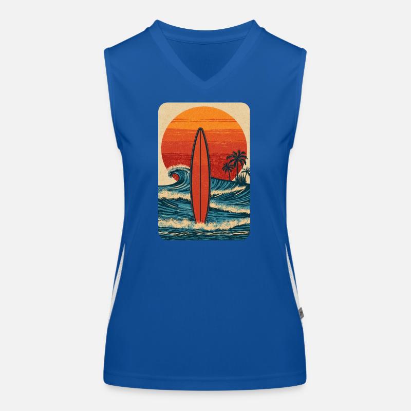 Sunset Surf Women's Functional Contrast Tank Top