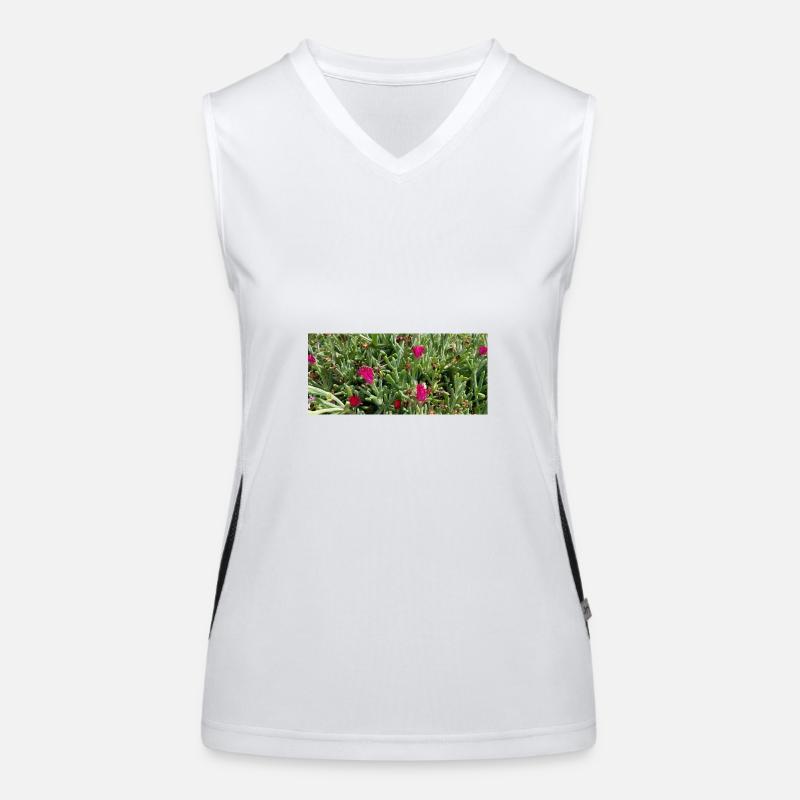 canarian gorgeus flora Women's Functional Contrast Tank Top