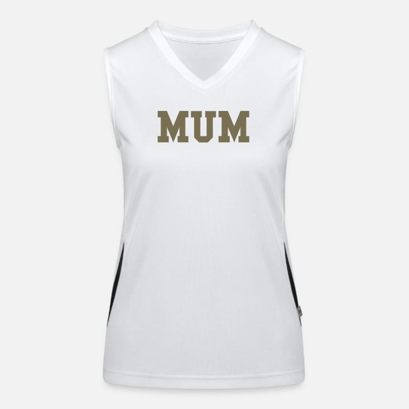 MUM – College Style Statement Women's Functional Contrast Tank Top