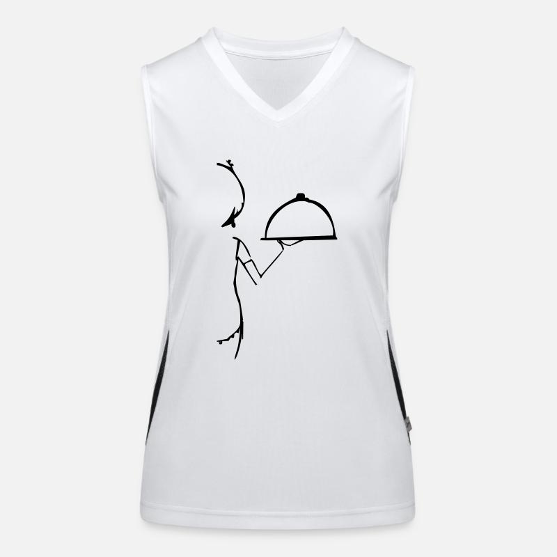 Restaurant, Crew, Waitress Women's Functional Contrast Tank Top