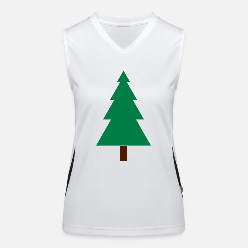 Arbre de Noël Débardeur respirant contrasté Femme