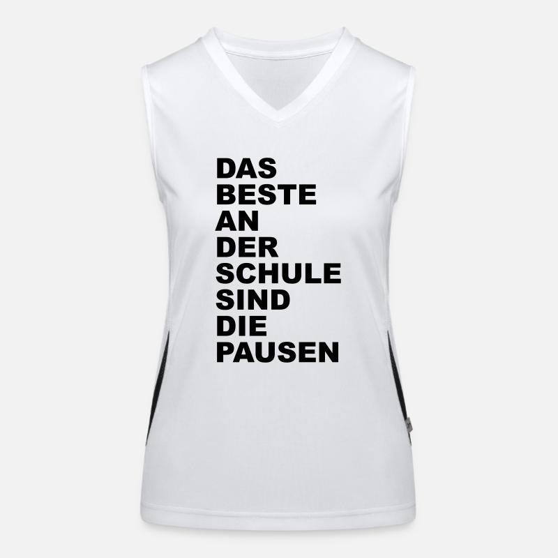 Das Beste der Schule Funktionelles Kontrast-Tank Top für Frauen