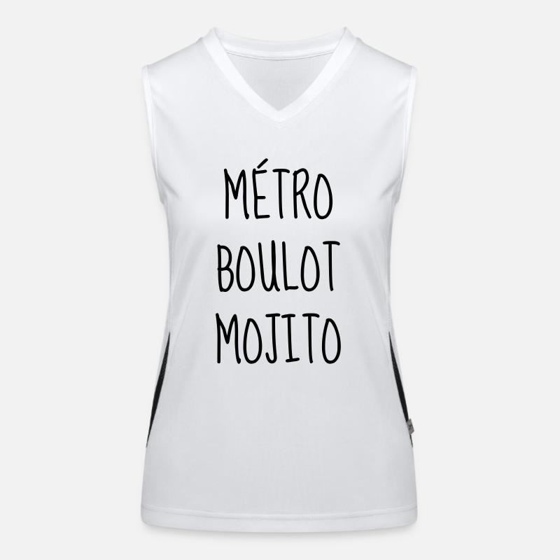 Mojito - Citation - Humour - Comique - Fun Alcool Débardeur respirant contrasté Femme