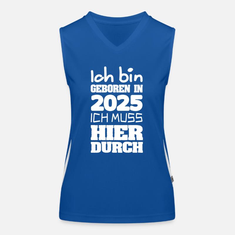 Bin 2025 Funktionelles Kontrast-Tank Top für Frauen