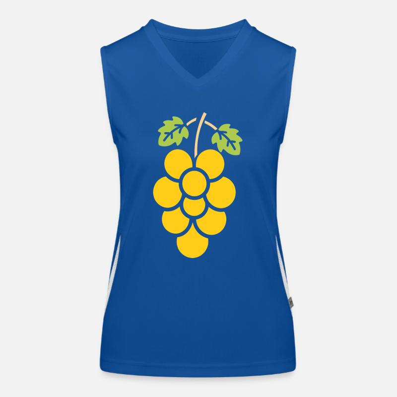 Weintraube Funktionelles Kontrast-Tank Top für Frauen