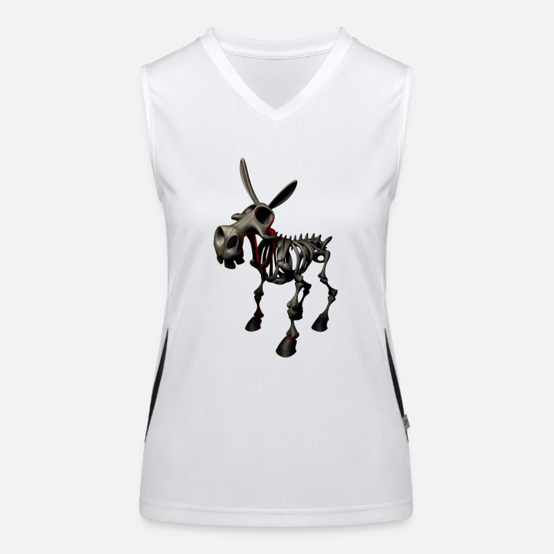 Höllen Esel - Donkey from hell Funktionelles Kontrast-Tank Top für Frauen
