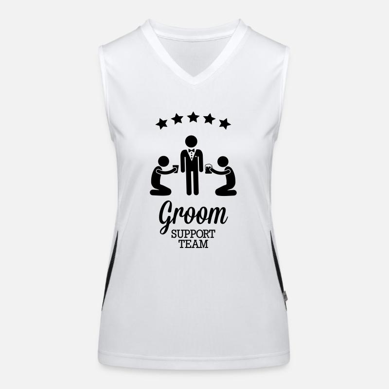 Groom Support Team Débardeur respirant contrasté Femme