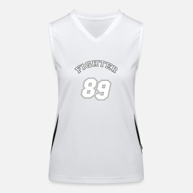 Combattant Débardeur respirant contrasté Femme