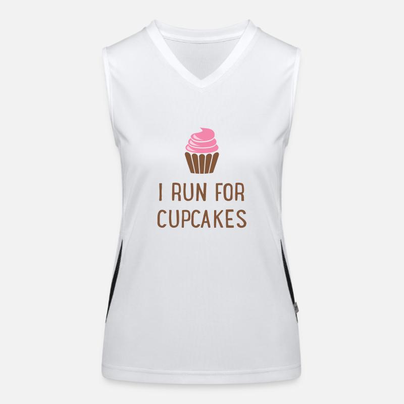 Cupcakes Débardeur respirant contrasté Femme