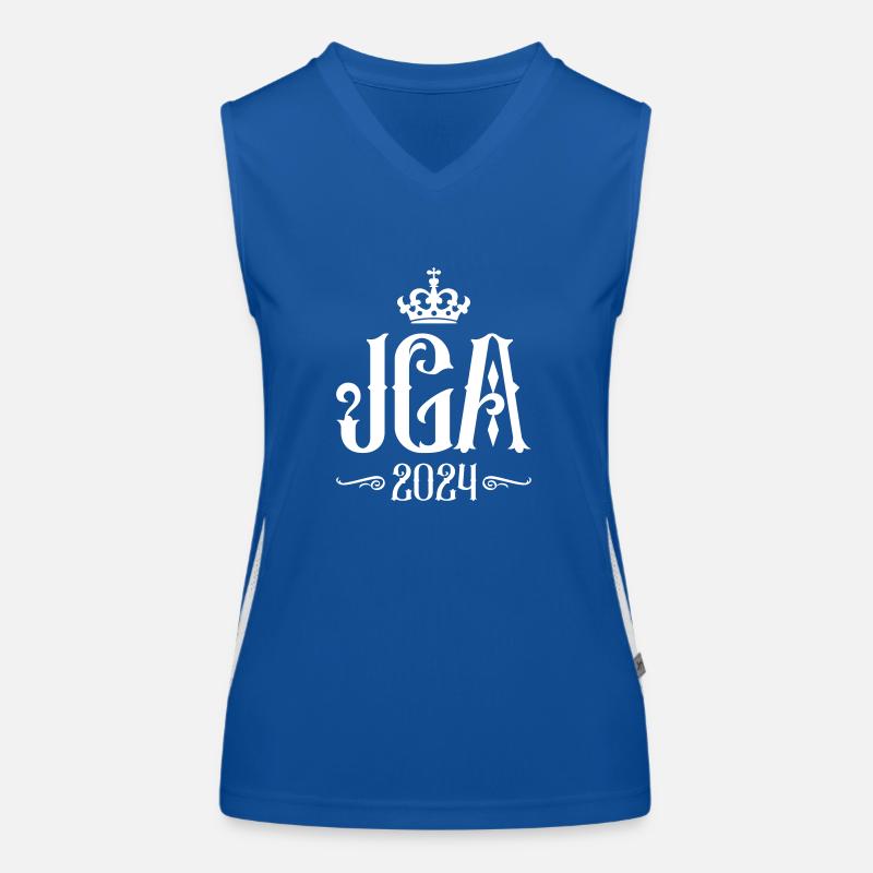 Jga 2024 Junggesellenabschied Funktionelles Kontrast-Tank Top für Frauen