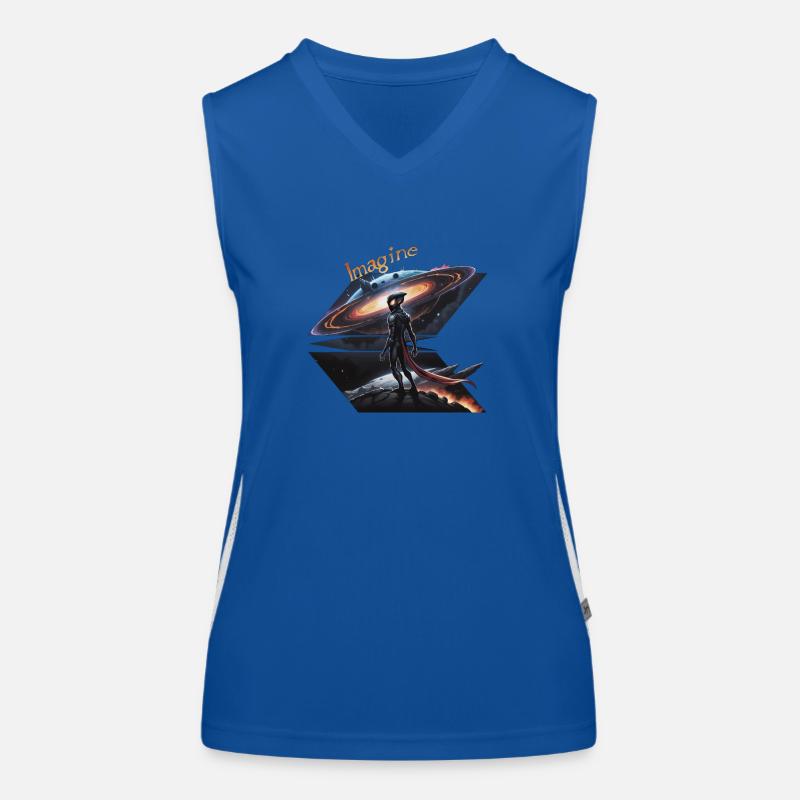 Alien interdimensionnel Débardeur respirant contrasté Femme