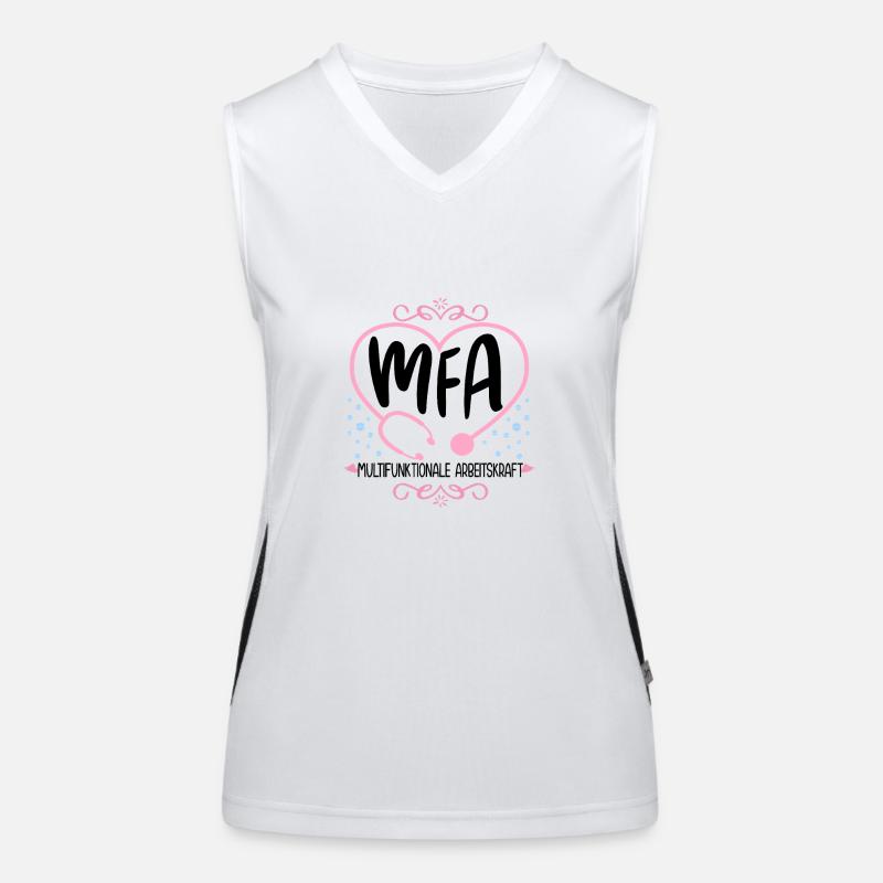 MFA Multifunctional Medical Assistant Women's Functional Contrast Tank Top