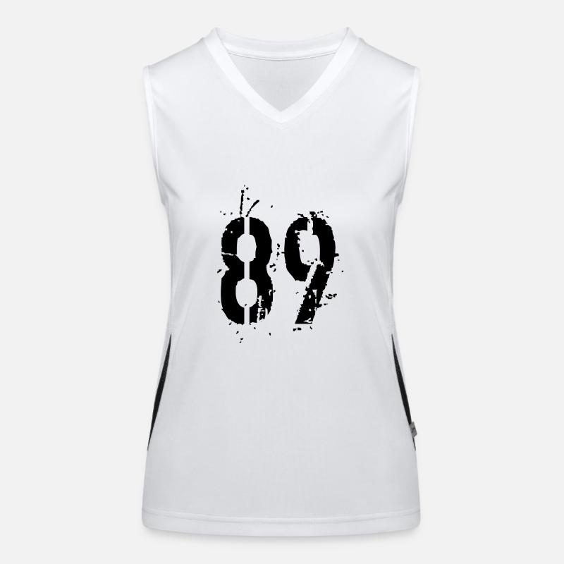 Nummer 89 Funktionelles Kontrast-Tank Top für Frauen