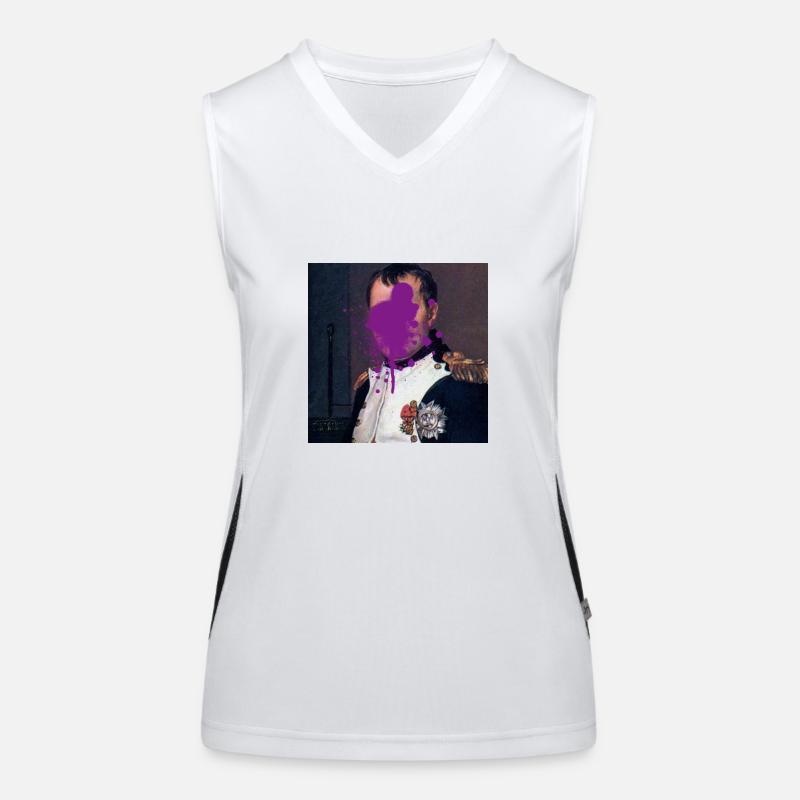 Napoleon Graffiti Funktionelles Kontrast-Tank Top für Frauen