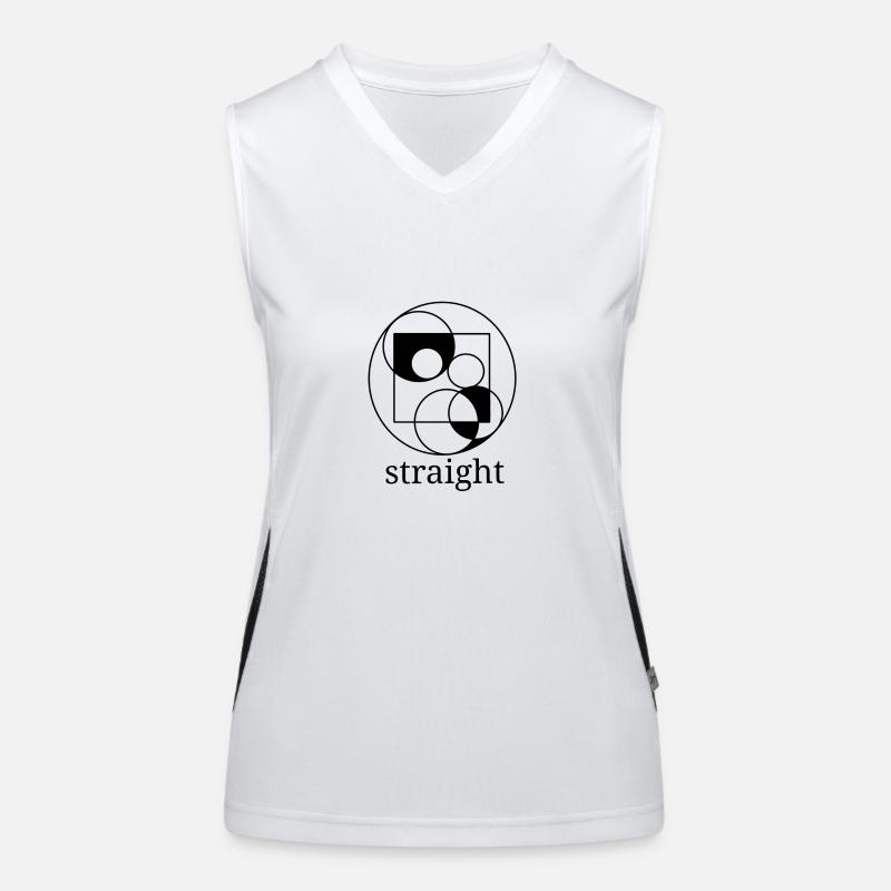 Geometry straight Women's Functional Contrast Tank Top