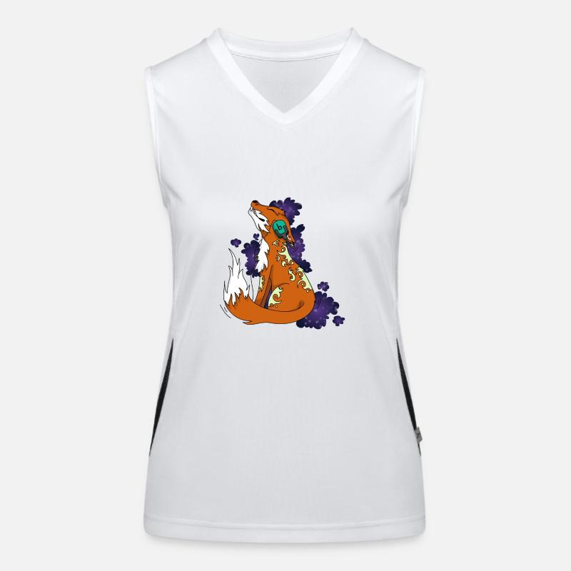 Limitierte Edition Fuchs - Kindermotive Funktionelles Kontrast-Tank Top für Frauen