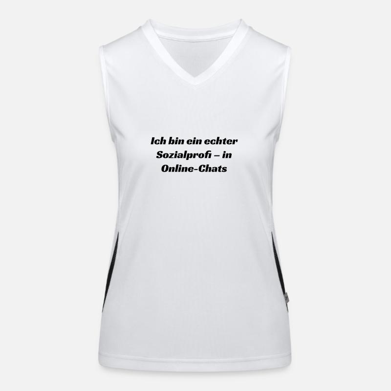 Typisch-Gamer Funktionelles Kontrast-Tank Top für Frauen
