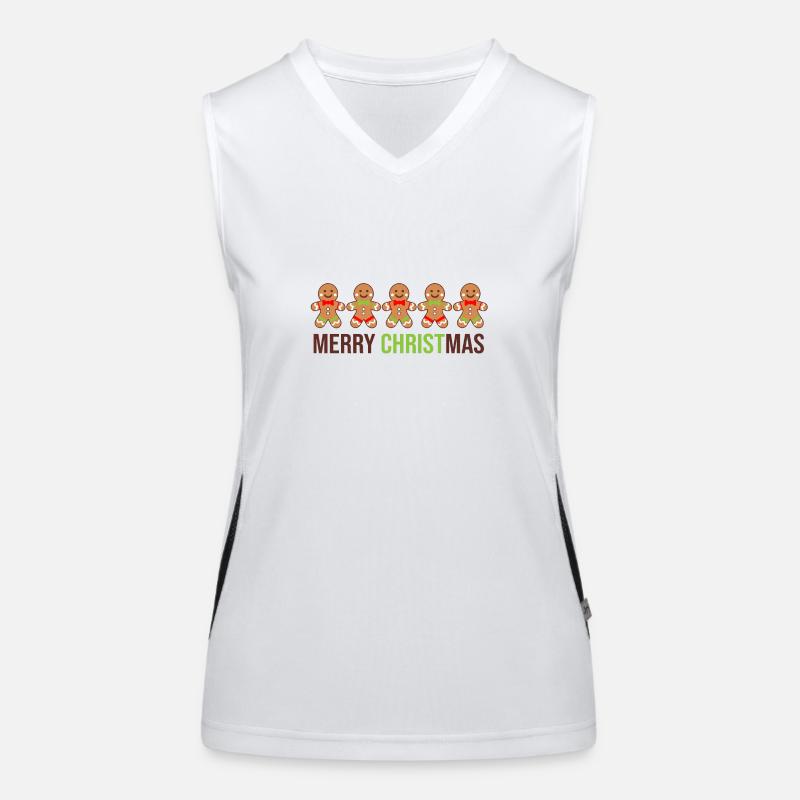Gingerbread Series - Gingerbread Love Women's Functional Contrast Tank Top