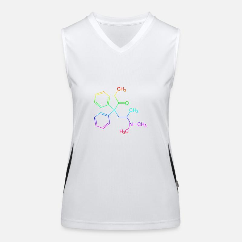 Formule structurelle à la méthadone Débardeur respirant contrasté Femme