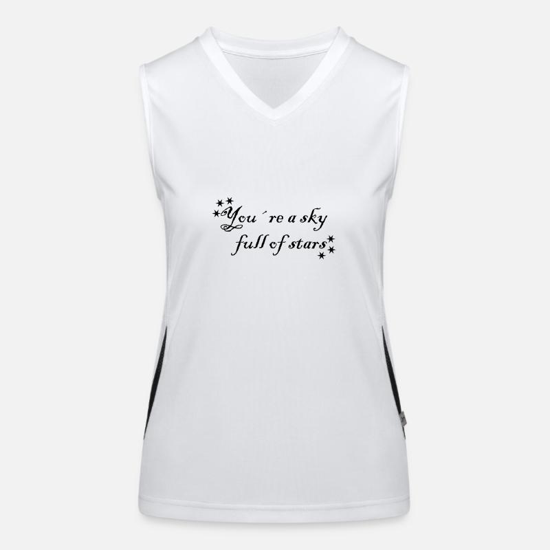 Ciel Débardeur respirant contrasté Femme