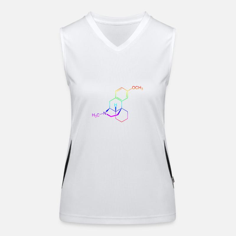 Formule développée par Dextromethorphan DXM Débardeur respirant contrasté Femme