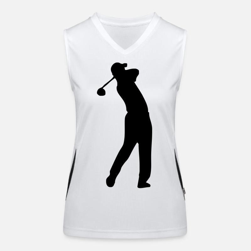 golf Débardeur respirant contrasté Femme