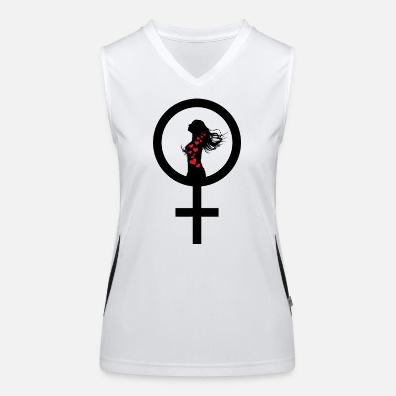 A woman's strength Women's Functional Contrast Tank Top