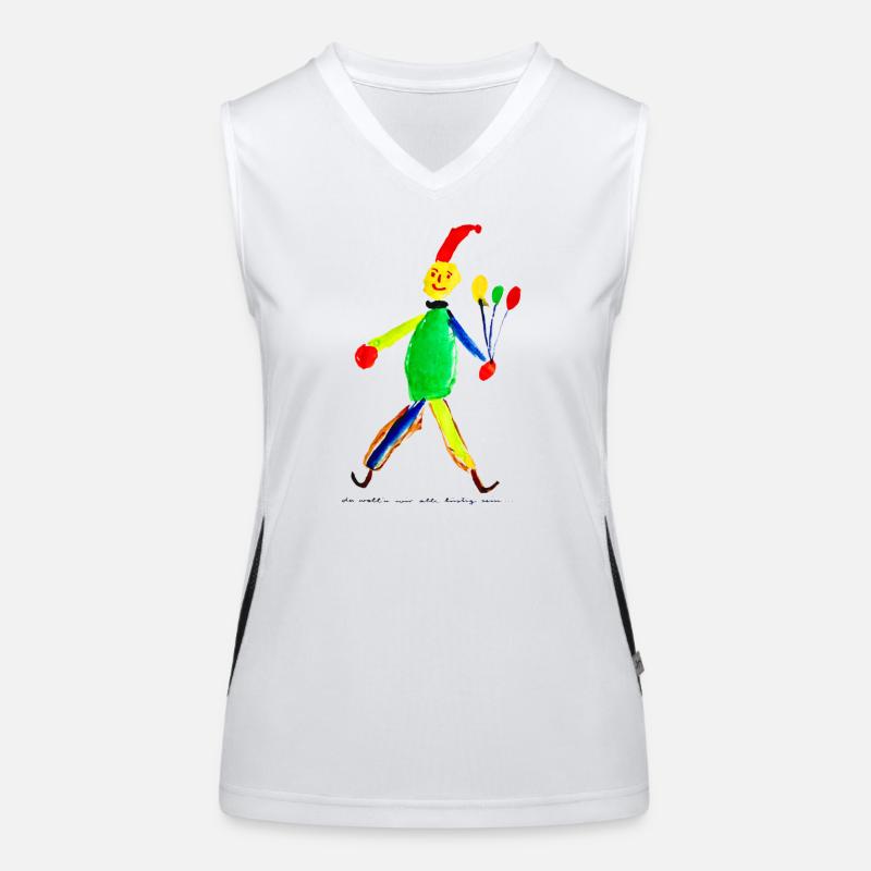 Jumping jack Women's Functional Contrast Tank Top