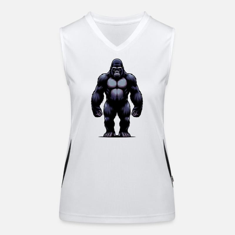Gorilla Funktionelles Kontrast-Tank Top für Frauen