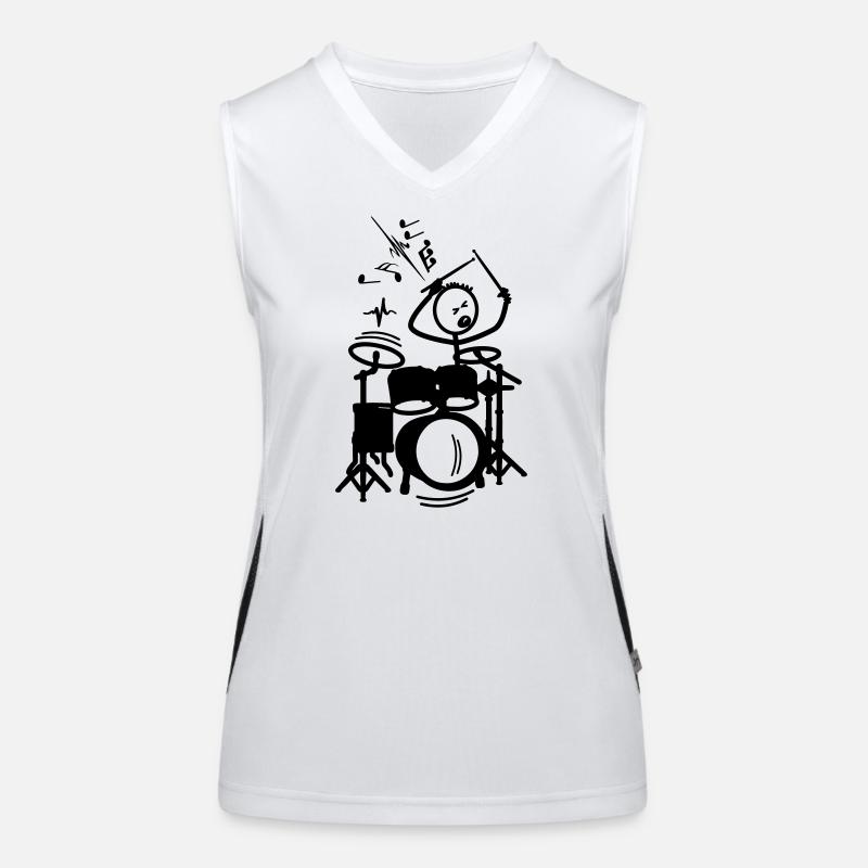 Stickmen batteur Débardeur respirant contrasté Femme
