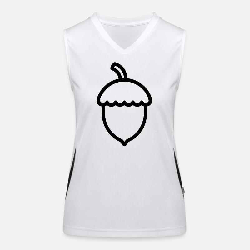 Eiche Funktionelles Kontrast-Tank Top für Frauen