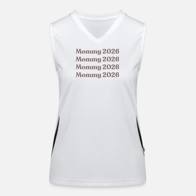 Maman 2026 Débardeur respirant contrasté Femme