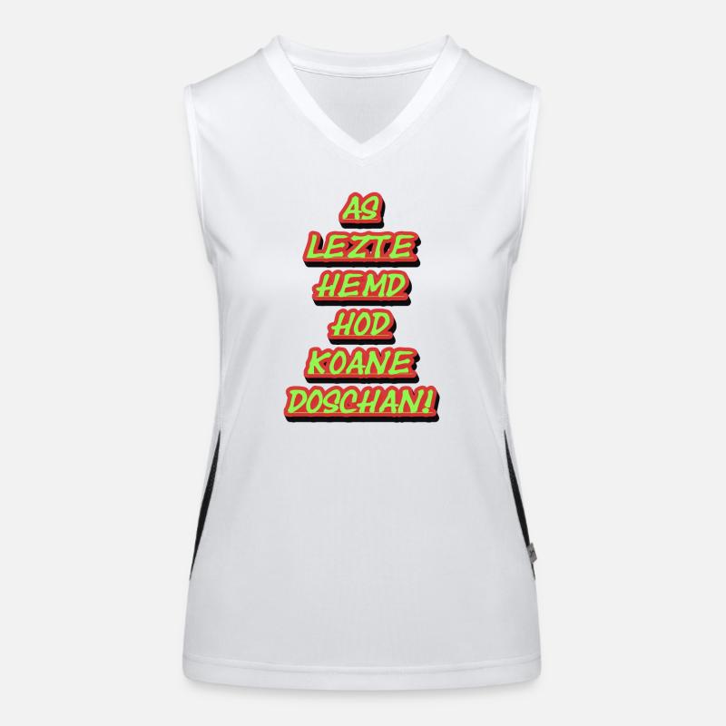 Neon-Graffiti Stapeltexte Funktionelles Kontrast-Tank Top für Frauen