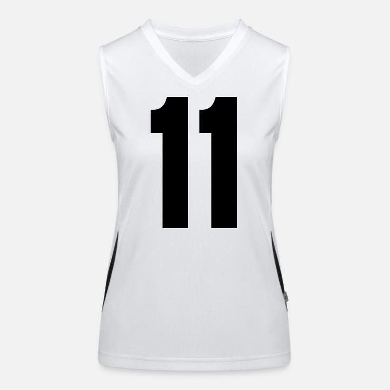 11 Nummern Funktionelles Kontrast-Tank Top für Frauen