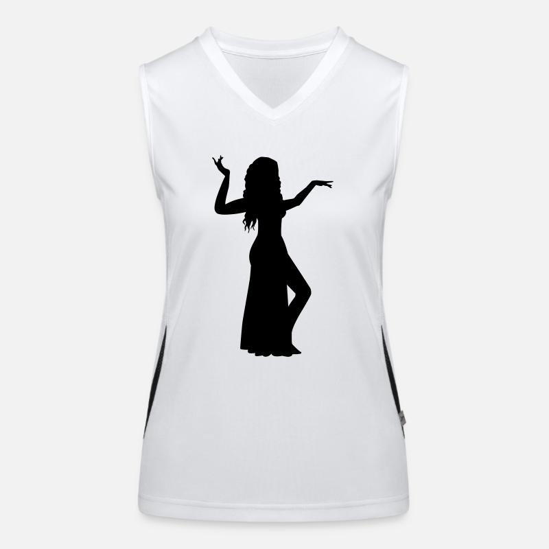 Belly dance Women's Functional Contrast Tank Top