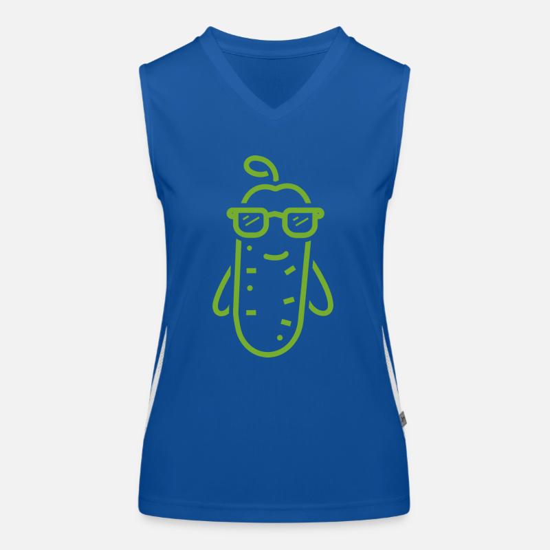 Cornichon Débardeur respirant contrasté Femme