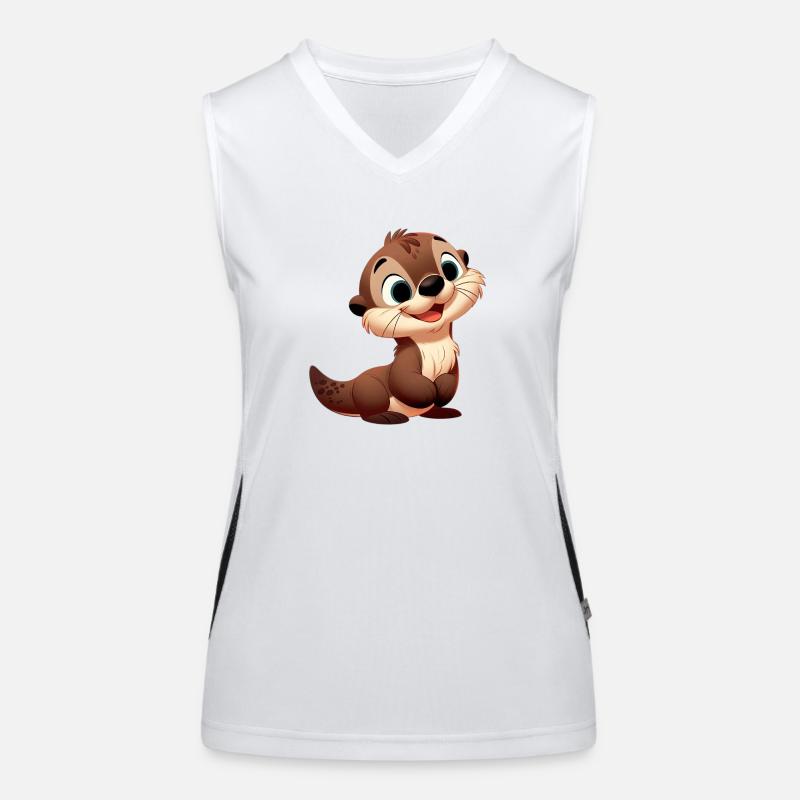 Otter Funktionelles Kontrast-Tank Top für Frauen
