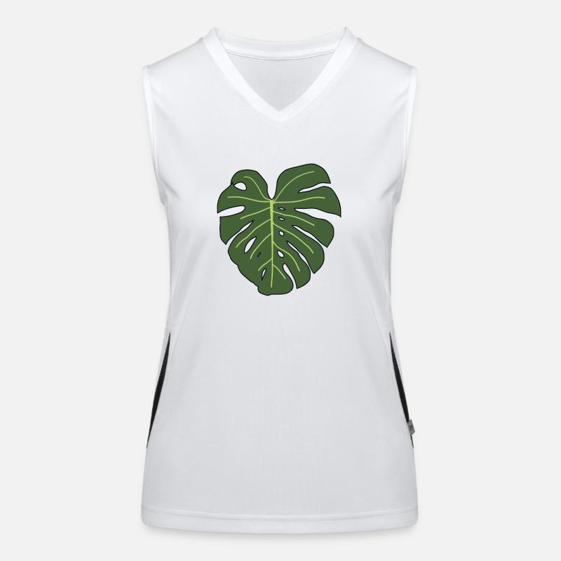 Monstera Débardeur respirant contrasté Femme
