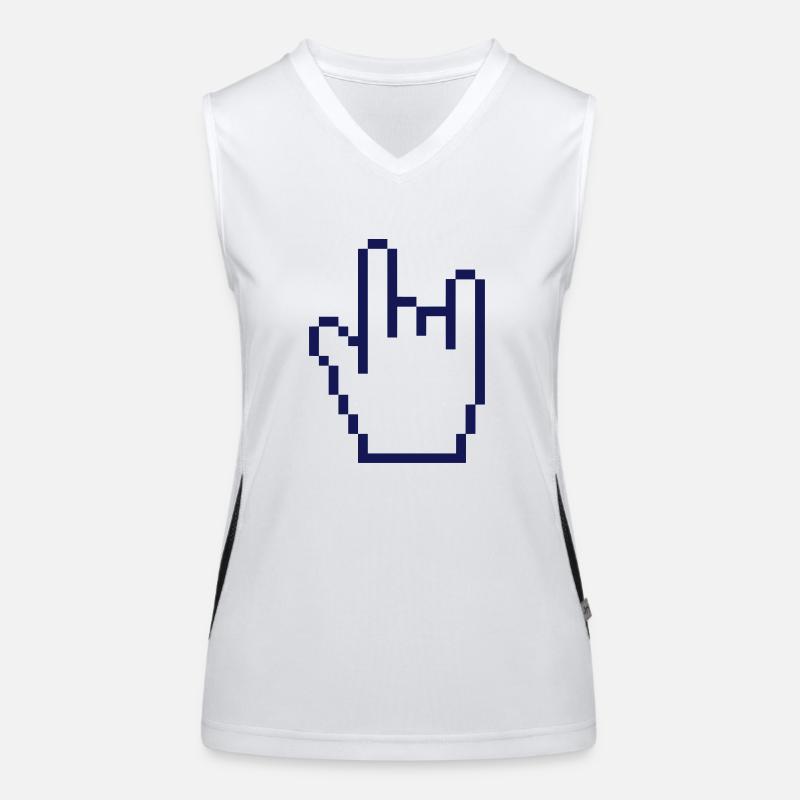 Mano cornuta Women's Functional Contrast Tank Top