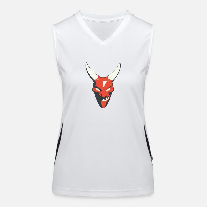 Teufel Funktionelles Kontrast-Tank Top für Frauen