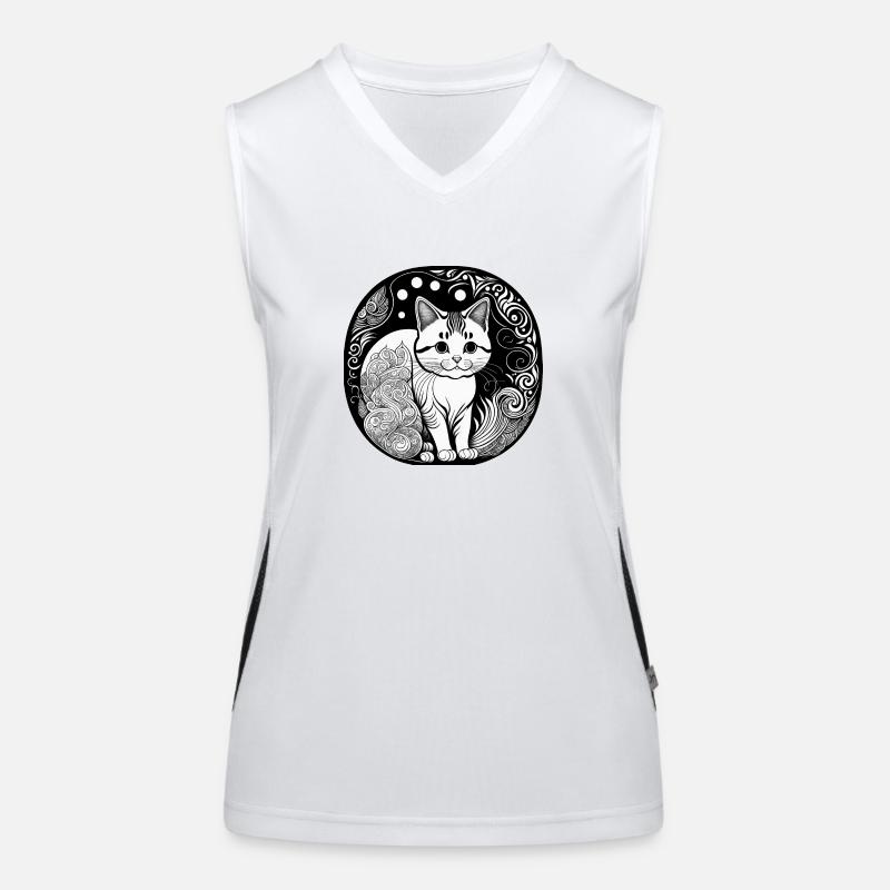 Cat Women's Functional Contrast Tank Top